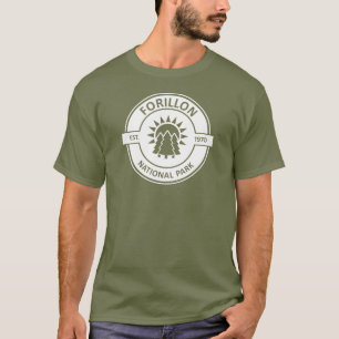 Forillon National Park Sun Trees T-shirt