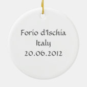 Forio d'Ischia Ornament (Achterkant)