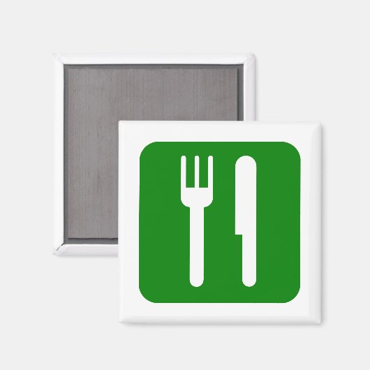 Fork en Knife Magnet (Voorkant / Achterkant)