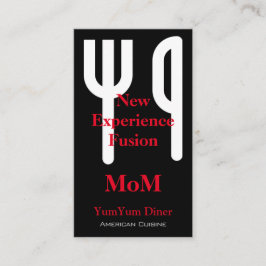 Fork en Knife Visitekaartje