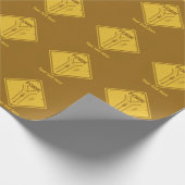 Fork in de weg grappig verkeersbord cadeaupapier (Hoek)