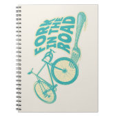 Fork in de weg Grappige fiets Notitieboek (Voorkant)