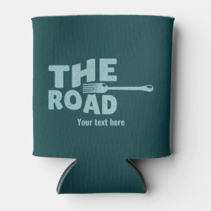 Fork in de weg typografie blikjeskoeler