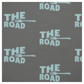 Fork in de weg typografie stof (Swatch)