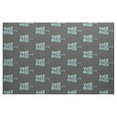Fork in de weg typografie stof (Fat Quarter)