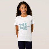 Fork in de weg typografie t-shirt (Voorkant volledig)