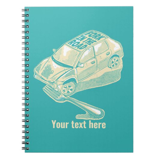 Fork in het verkeersongeval notitieboek (Voorkant)