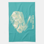 Fork in het verkeersongeval theedoek (Verticaal)