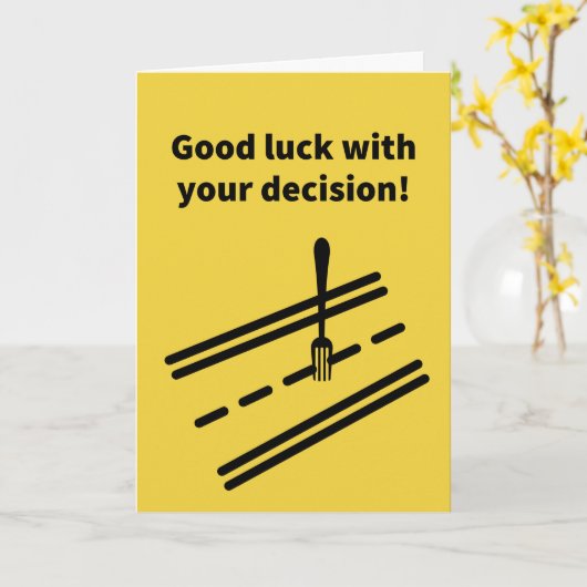 Fork in the Road - Stimulering Kaart (Gele Bloem)