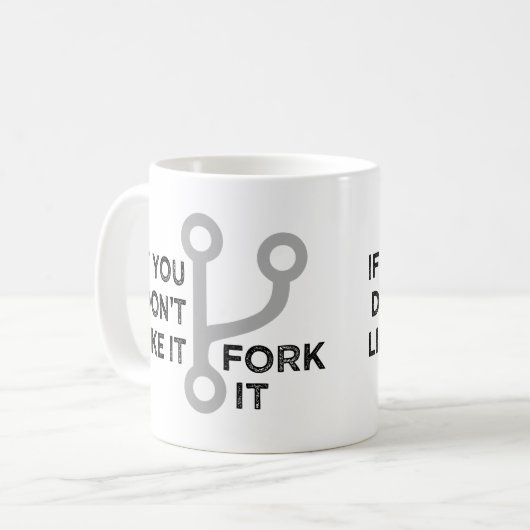 Fork IT-Mok Koffiemok (Voorkant links)