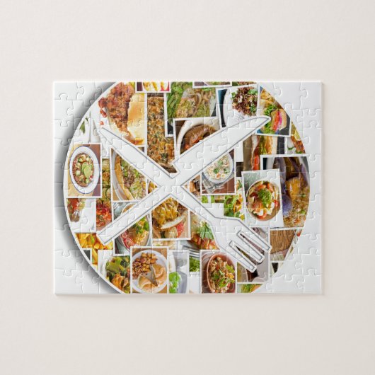 Fork Knife Foods Legpuzzel (Horizontaal)