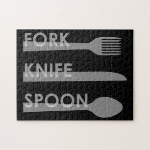 Fork Knife Spoon Legpuzzel