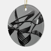Fork Levitation Keramisch Ornament (Links)