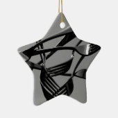 Fork Levitation Keramisch Ornament (Rechts)