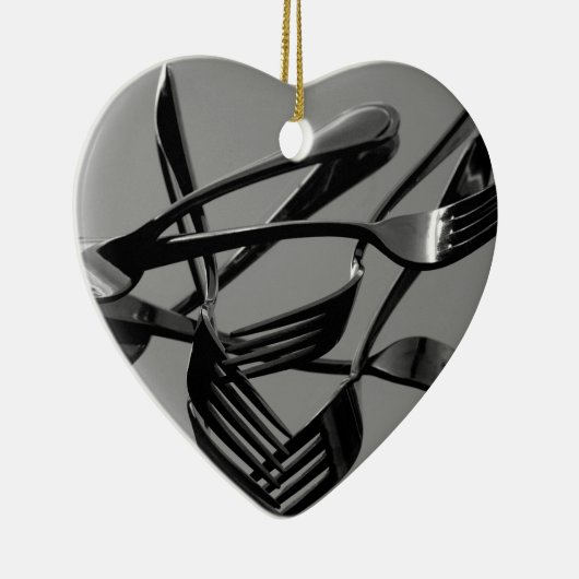 Fork Levitation Keramisch Ornament (Rechts)