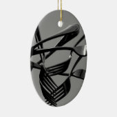 Fork Levitation Keramisch Ornament (Rechts)