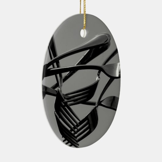 Fork Levitation Keramisch Ornament (Rechts)