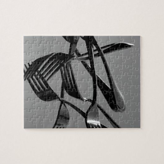 Fork Levitation Legpuzzel (Horizontaal)