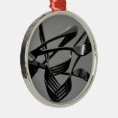 Fork Levitation Metalen Ornament (Rechts)