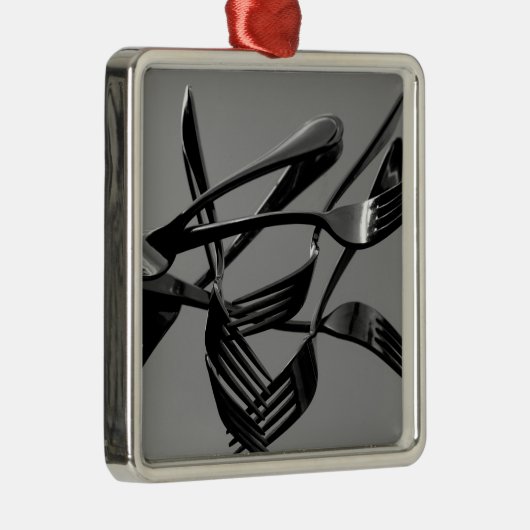 Fork Levitation Metalen Ornament (Rechts)