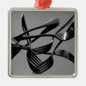 Fork Levitation Metalen Ornament (Voorkant)