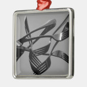 Fork Levitation Metalen Ornament (Links)