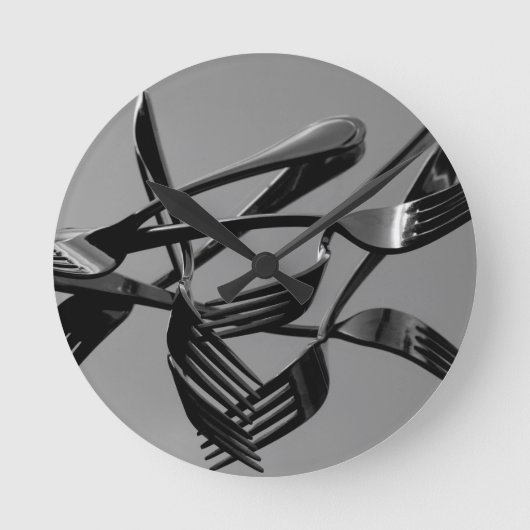 Fork Levitation Ronde Klok (Voorkant)