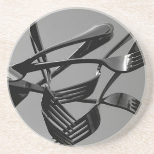 Fork Levitation Zandsteen Onderzetter