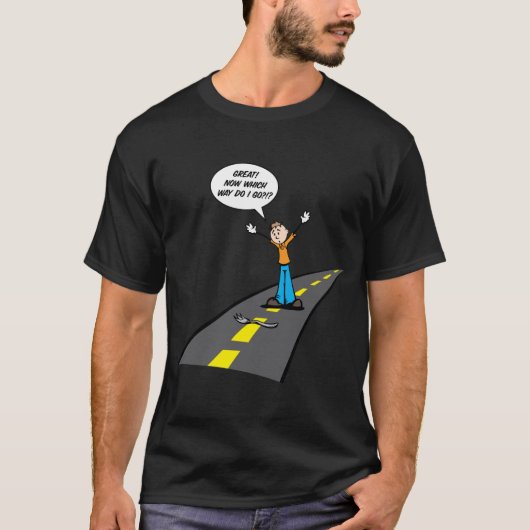 Fork onderweg t-shirt (Voorkant)