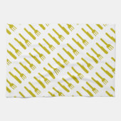 Fork Over Knife Patroon Theedoek (Horizontaal)