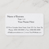 Fork, Spoon en Knife Visitekaartje (Achterkant)