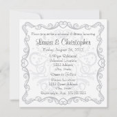 Fork Spoon Knife Rehearsal Diner Uitnodiging (Achterkant)