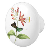 Fork Tailed Wood Nymph Hummingbird Keramische Knop (Rechts)