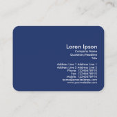 Forked Branches - Cyanotype-effect Visitekaartje (Achterkant)