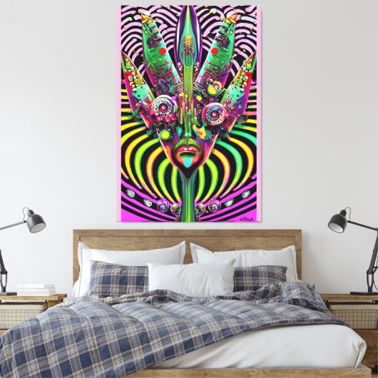 Forked Canvas Afdruk (Insitu (Slaapkamer))