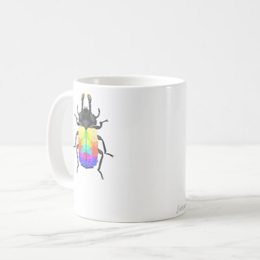 Forked Fungus Beetle Koffiemok (Voorkant links)