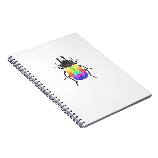 Forked Fungus Beetle Notitieboek (Rechterzijde)