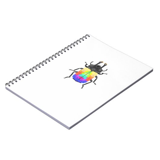 Forked Fungus Beetle Notitieboek (Linkerzijde)