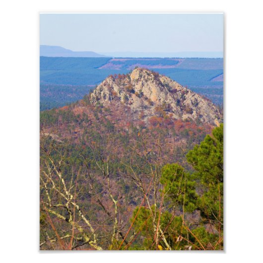 Forked Mountain , Arkansas Foto Afdruk (Voorkant)