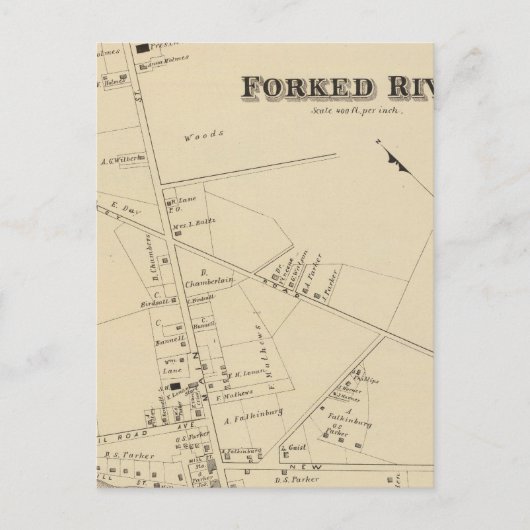 Forked River, New Jersey Briefkaart (Voorkant)