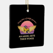 Forklift Angel Keramisch Ornament (Rechts)