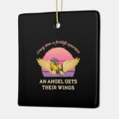 Forklift Angel Keramisch Ornament (Links)