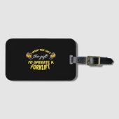 Forklift Cadeft Bagagelabel (Voorkant (horizontaal))