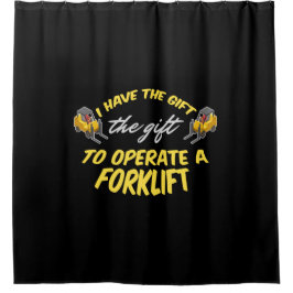 Forklift Cadeft Douchegordijn