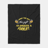 Forklift Cadeft Fleece Deken (Voorkant)