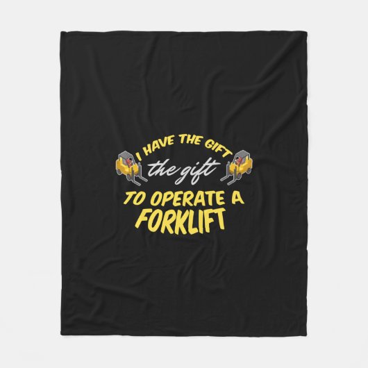 Forklift Cadeft Fleece Deken (Voorkant)