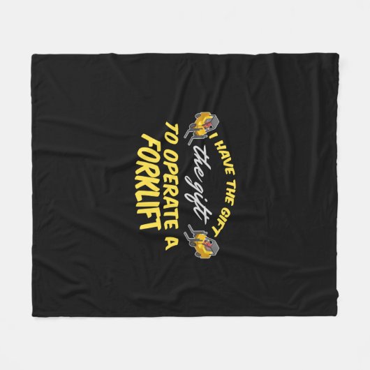 Forklift Cadeft Fleece Deken (Voorkant (Horizontaal))