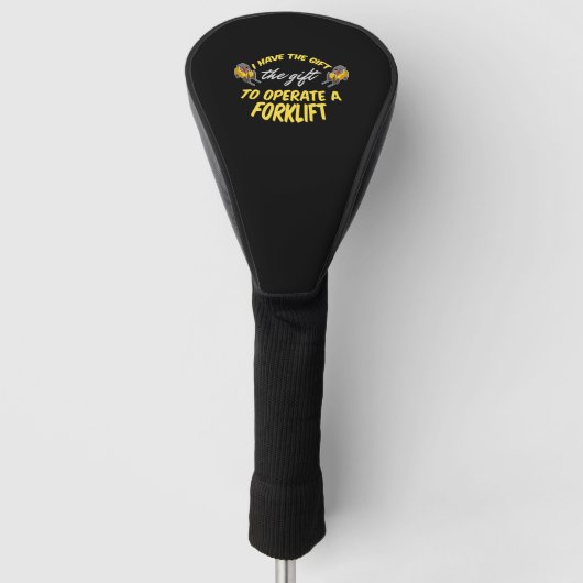 Forklift Cadeft Golfheadcover (Voorkant)