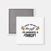 Forklift Cadeft Magneet (Voorkant / Achterkant)