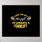 Forklift Cadeft Poster (Voorkant)